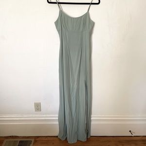 Stone Cold Fox sage green slip dress